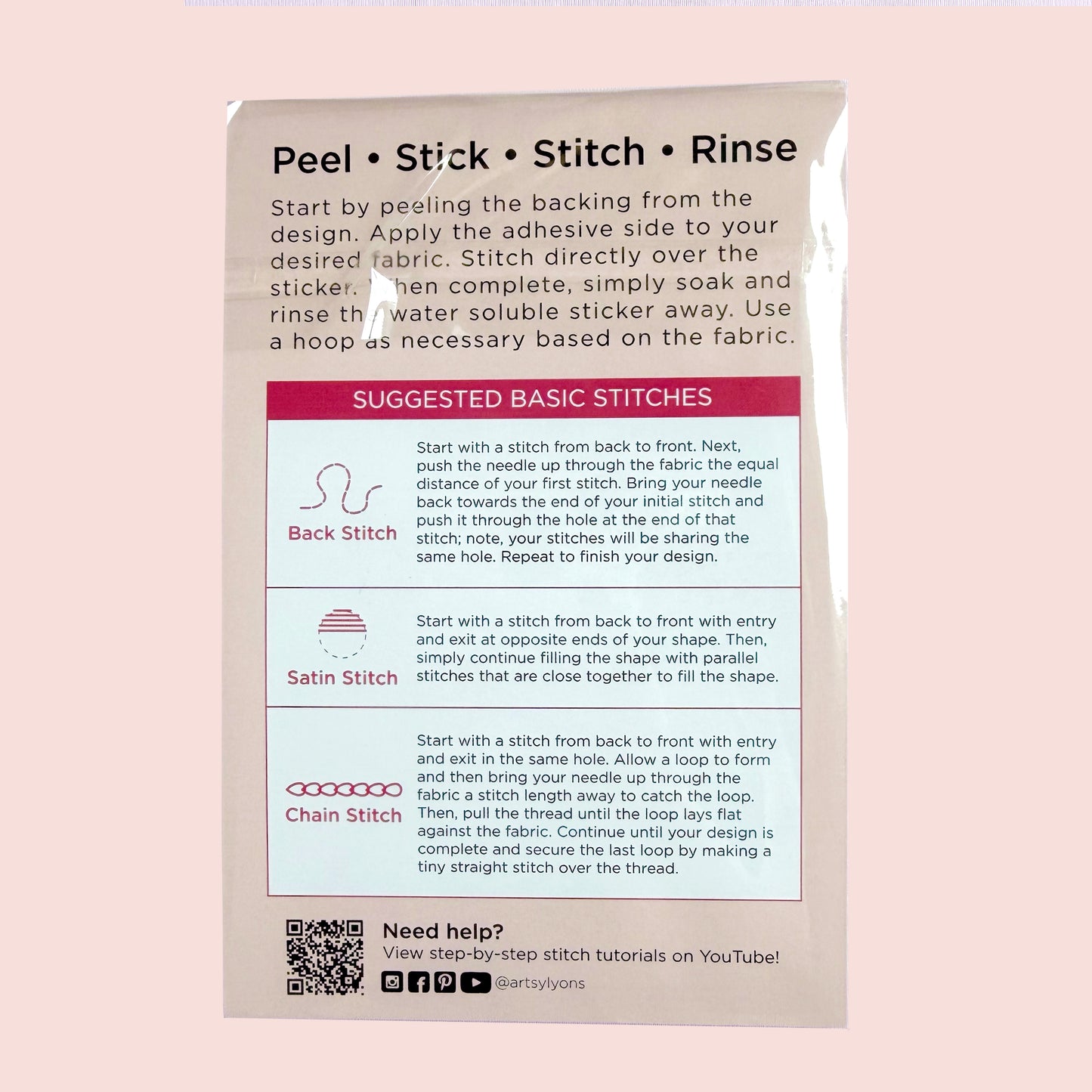 Zodiac Shimmer Stick & Stitch Set